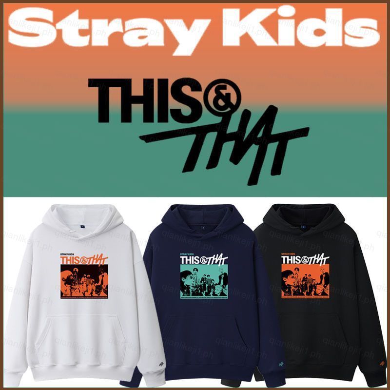 QL1 Stray Kids Loose Hoodie 10o Mini Álbum Este E Que Moda Casual Outerwear