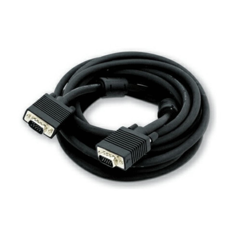 Cabo Monitor VGA 1.2m / SVGA / RGB Filtro de Ferrite blindado injetado nas duas pontas para reduzir interferencias