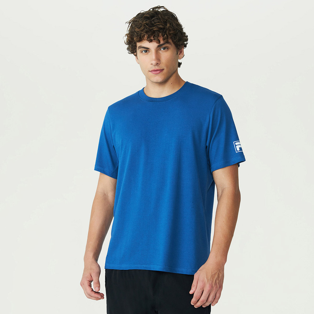 Camiseta Fila Regular Smart Cotton Azul Escuro