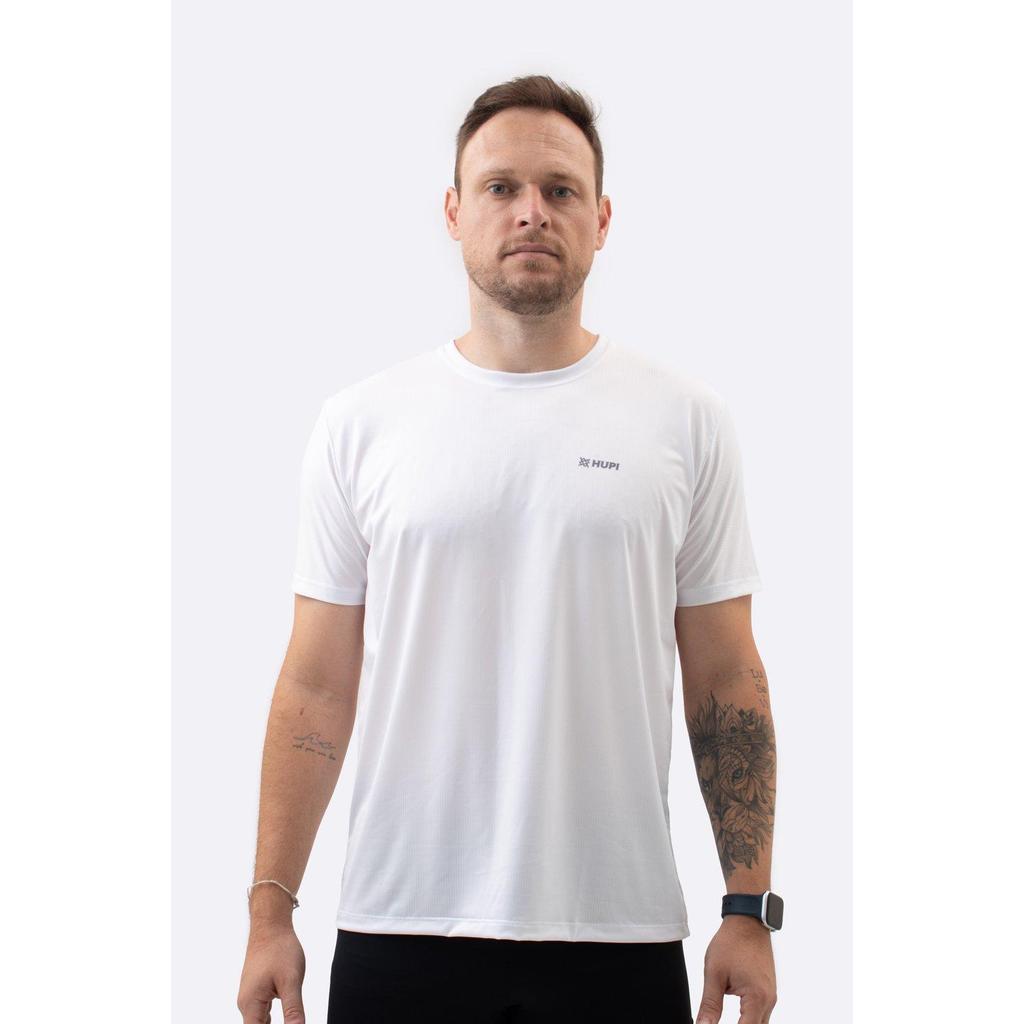 Camiseta Dry Fit HUPI Smart Branca Masculina