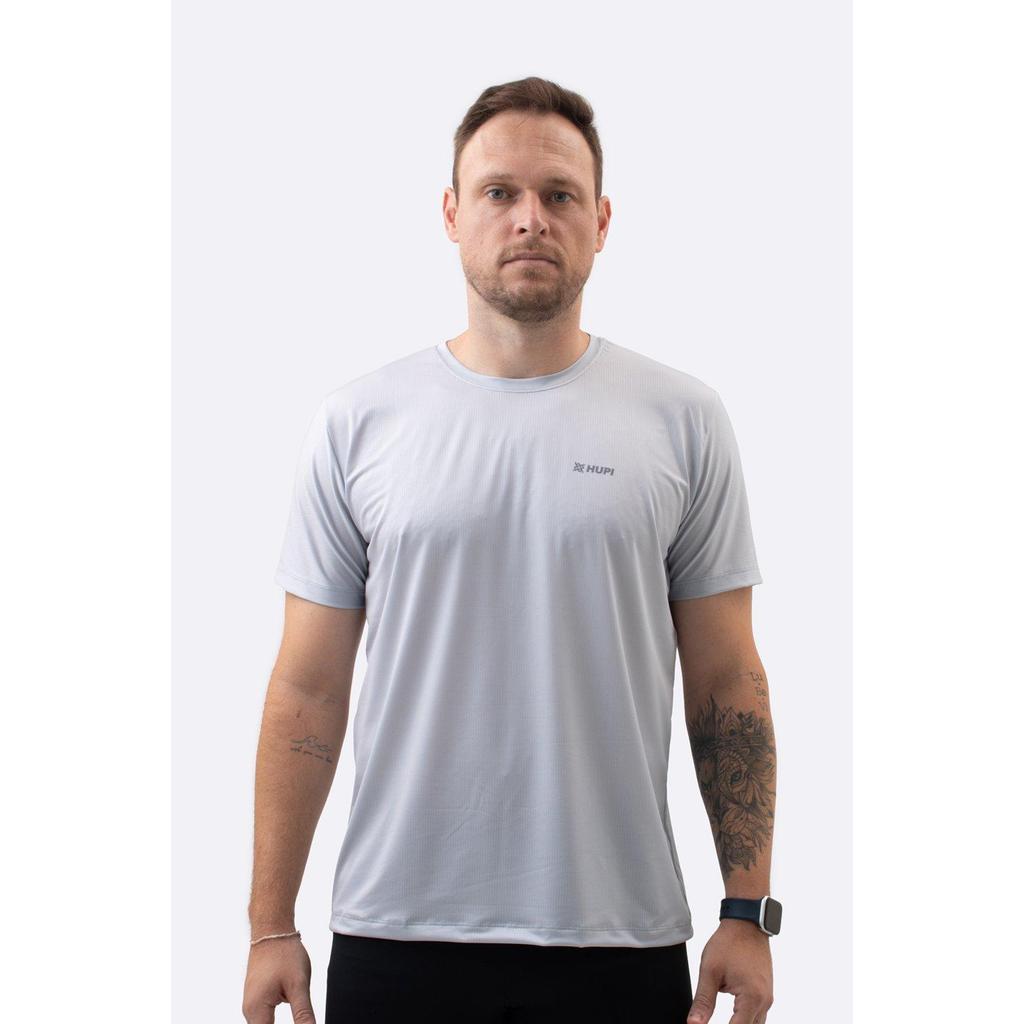 Camiseta Dry Fit HUPI Smart Cinza Masculina