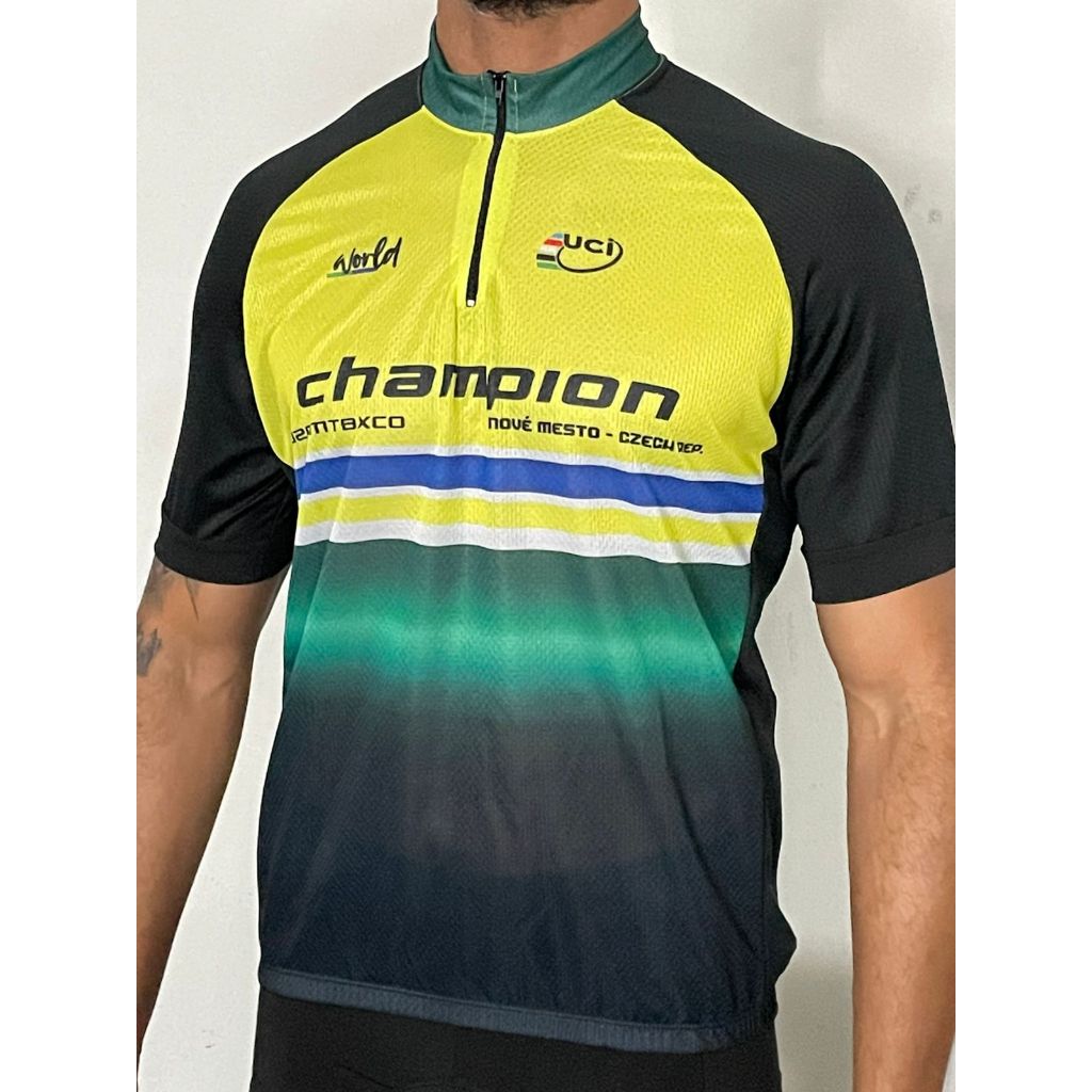 Camisa Camiseta Ciclismo Smart Masculina Zíper Parcial UV Pedal Speed MTB Ciclista Bicicleta