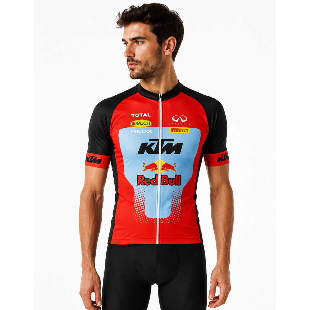 Camiseta De Ciclismo Red Bull Mtb Speed Smart