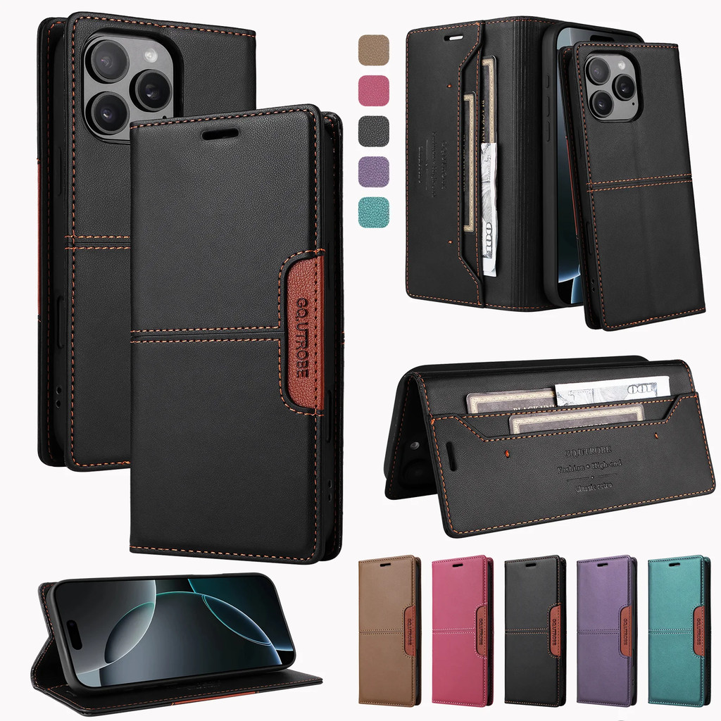 Xiaomi POCO C71 C65 M8 X8 X7 M7 Pro F7 X6 M6 Pro F6 X5 Redmi 14C Flip Leather Magnetic Book Wallet Card Cover