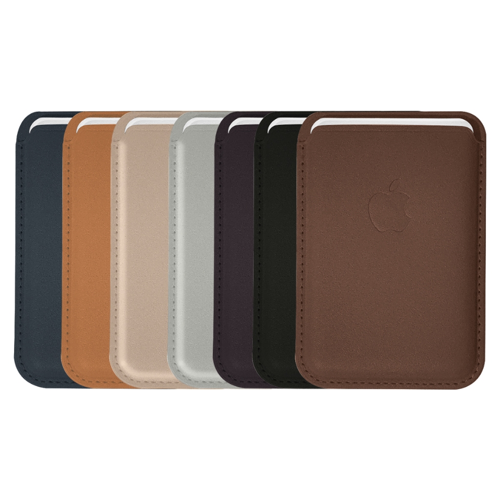 Carteira de Couro Porta Cartão Magsafe Magnética compatível com iPhone 12-16 Case