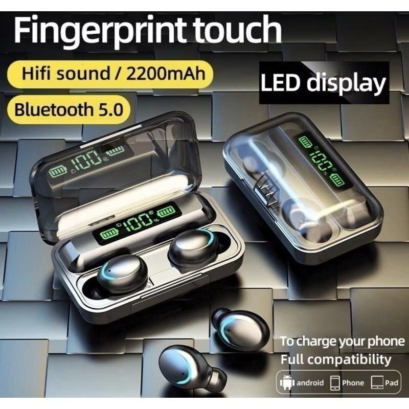 Fone M10 Wireless Bluetooth 5.3 Earphone tws Stereo With Charging Pod