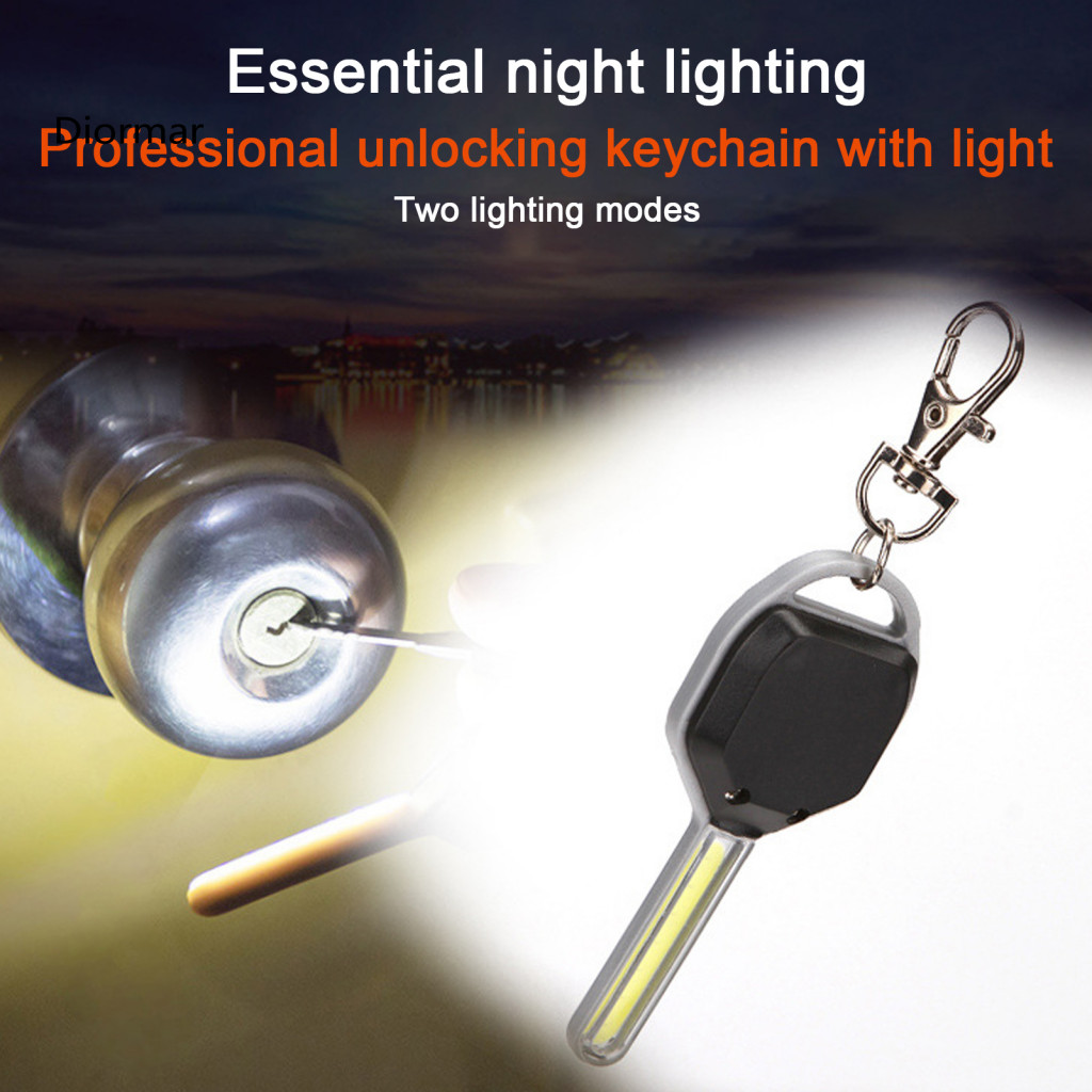 Compact Led Keychain Key Ring Light Mini Flashlight – Bright Lightweight Adjustable Tiny for Everyday Carry Super High