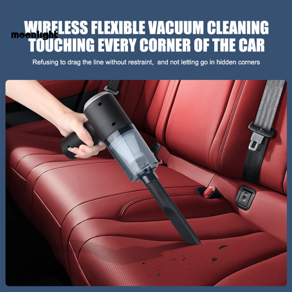 Powerful Handheld Cordless Vacuum Cleaner 5500pa Strong Suction Low Noise Rechargeable Portable for Home Car Office –