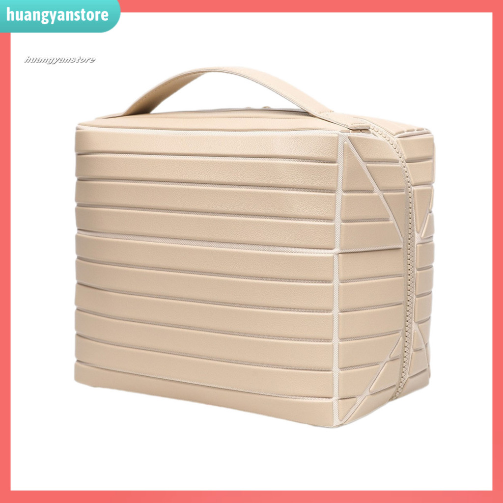 Waterproof Makeup Bag Skincare Product Foldable Travel with Removable Divider – Portable Cosmetic Organizer for for So