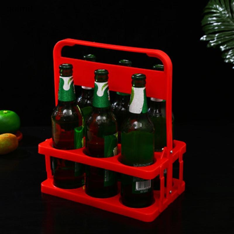 6 Pack Bottle for Carrier Holder Foldable Wine Rack Baske