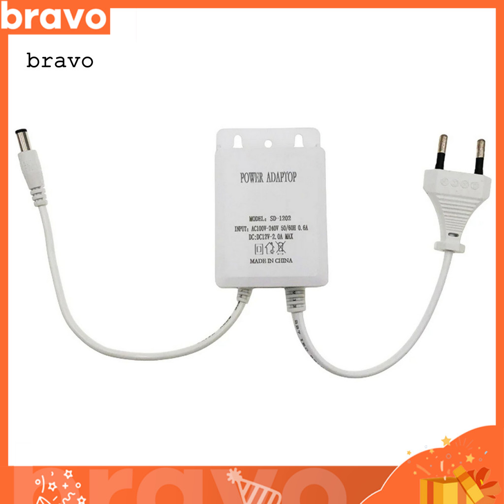 Reliable Security Camera Power Supply 12v 2a Adapter Stable Waterproof Charger for Eu/us