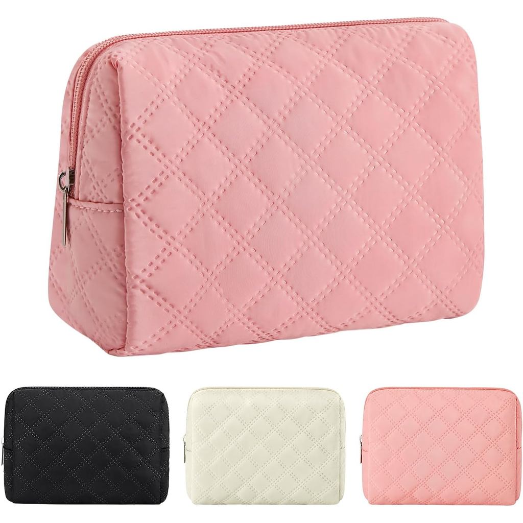 Marvolia Small Makeup Bag for Purse - Travel Cute Cosmetic Bag for Women Mini Makeup Organizer Zipper Pouch for travel E