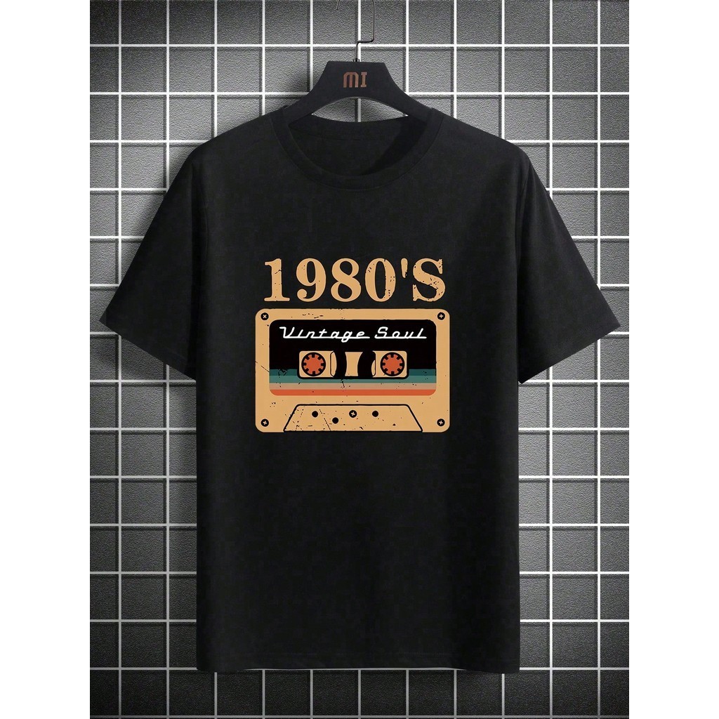 camisa camiseta premium tshirt t shirt Camiseta De Manga Corta Para Hombre Impresa Con Cinta Magnética