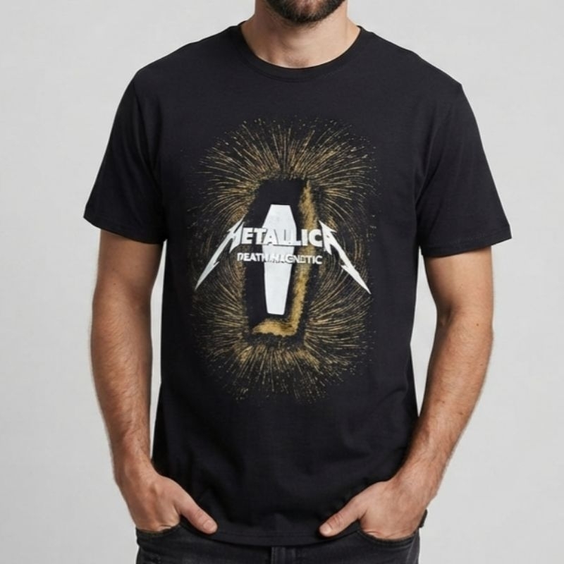Camiseta Metallica Preta Death Magnetic GG | Fatum