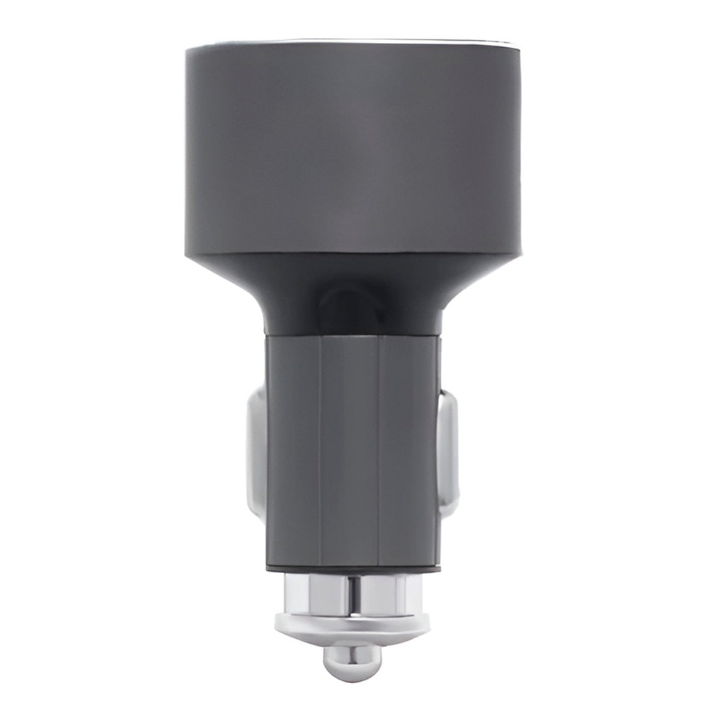 Carregador Veicular 3 Portas USB Carregamento Rápido Preto