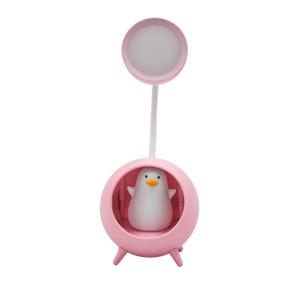 Luminária Decorativa Articulável Rosa USB para Estudo
