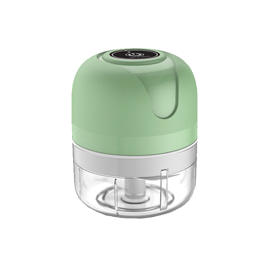 Mini Processador de Alimentos Elétrico USB Verde 250ml