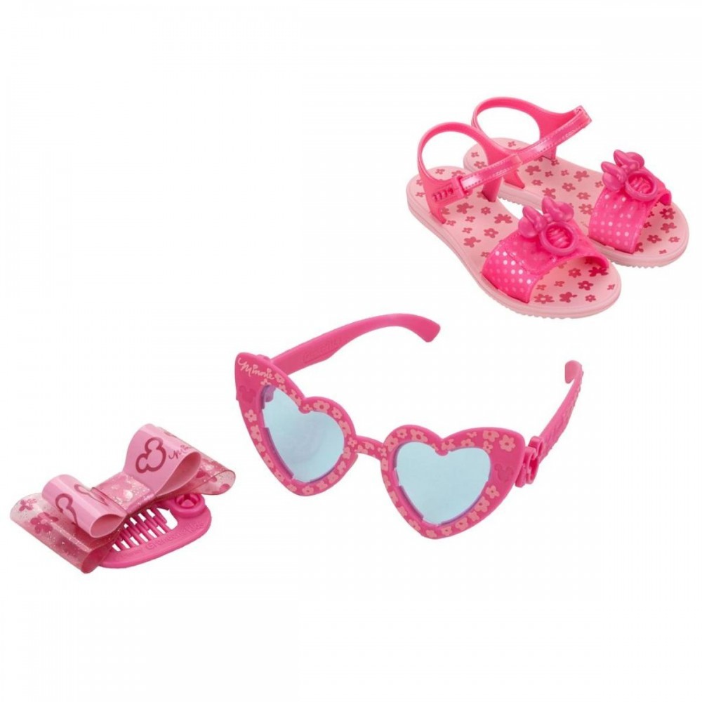 Sandalia Grendene Kids 23081 Minnie Dress Like