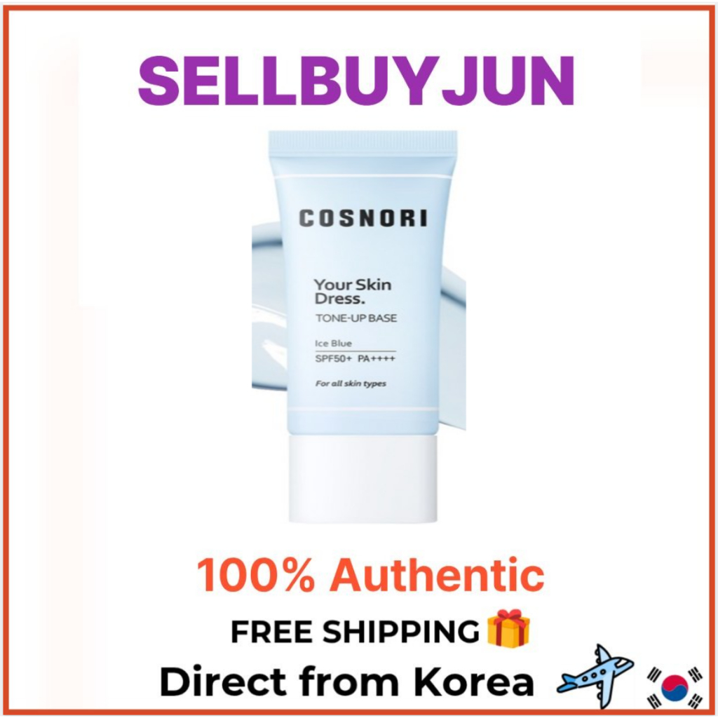 [Cosnori] Base Tonificante Your Skin Dress 35ml Azul Gelo | De Maquiagem Diária