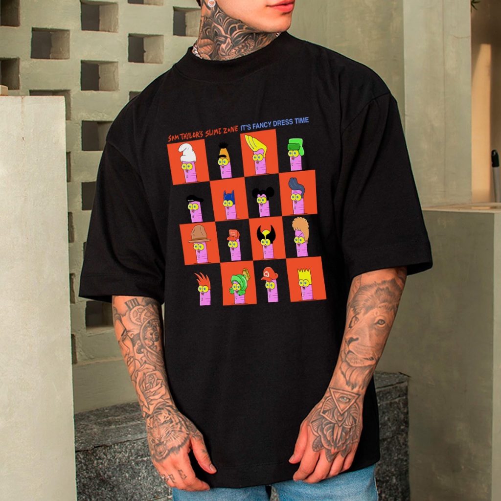 Camiseta Oversized Camisa StreetWear Fancy Dress Time Envio Imediato Premium OVER-317
