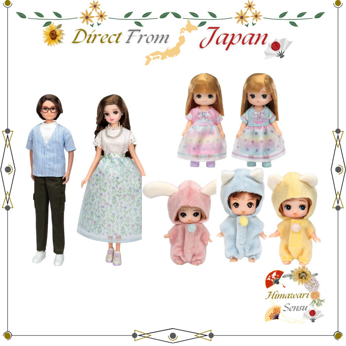 TAKARA TOMY Licca Doll Family Dress Up Pretend LD-19 20 21 22 23 24 25【 Direct from Japan 】