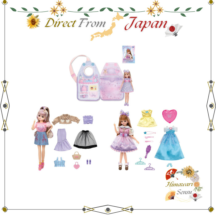 TAKARA TOMY Licca LD-01 LD-02 LD-03 Gift Set Dress Up Play For Age 3 And Up【 Direct from Japan 】