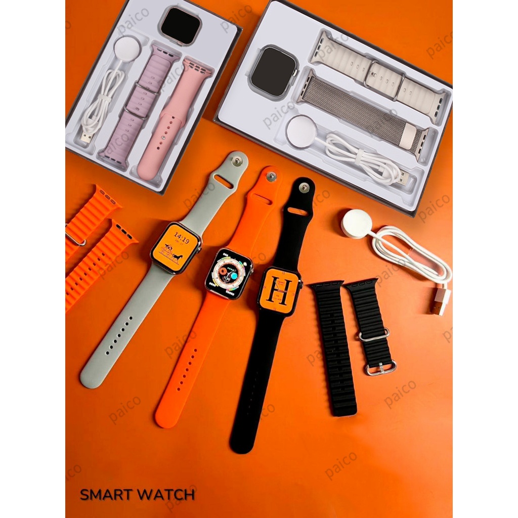 Smartwatch 38mm 2-in-1 Relógio 9 mini chamada de voz de esportes relógio Gift Set