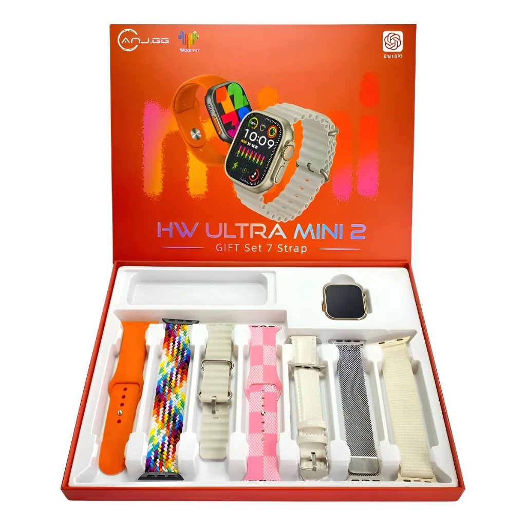 Smartwatch Hw Ultra Mini 41mm Gps Ia Chat Gpt Várias CoresSmartwatch Hw Ultra Mini 41mm Gps Ia Chat Gpt Várias Cores Sma
