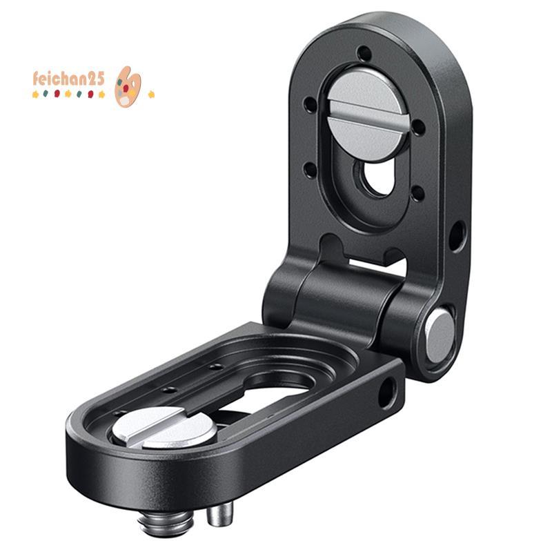 [Fast F] Mini Placa De Montagem Dobrável Com Ajuste De Ângulo Em Forma De L Para Transmissores E Monitores-Cabe Rosca De