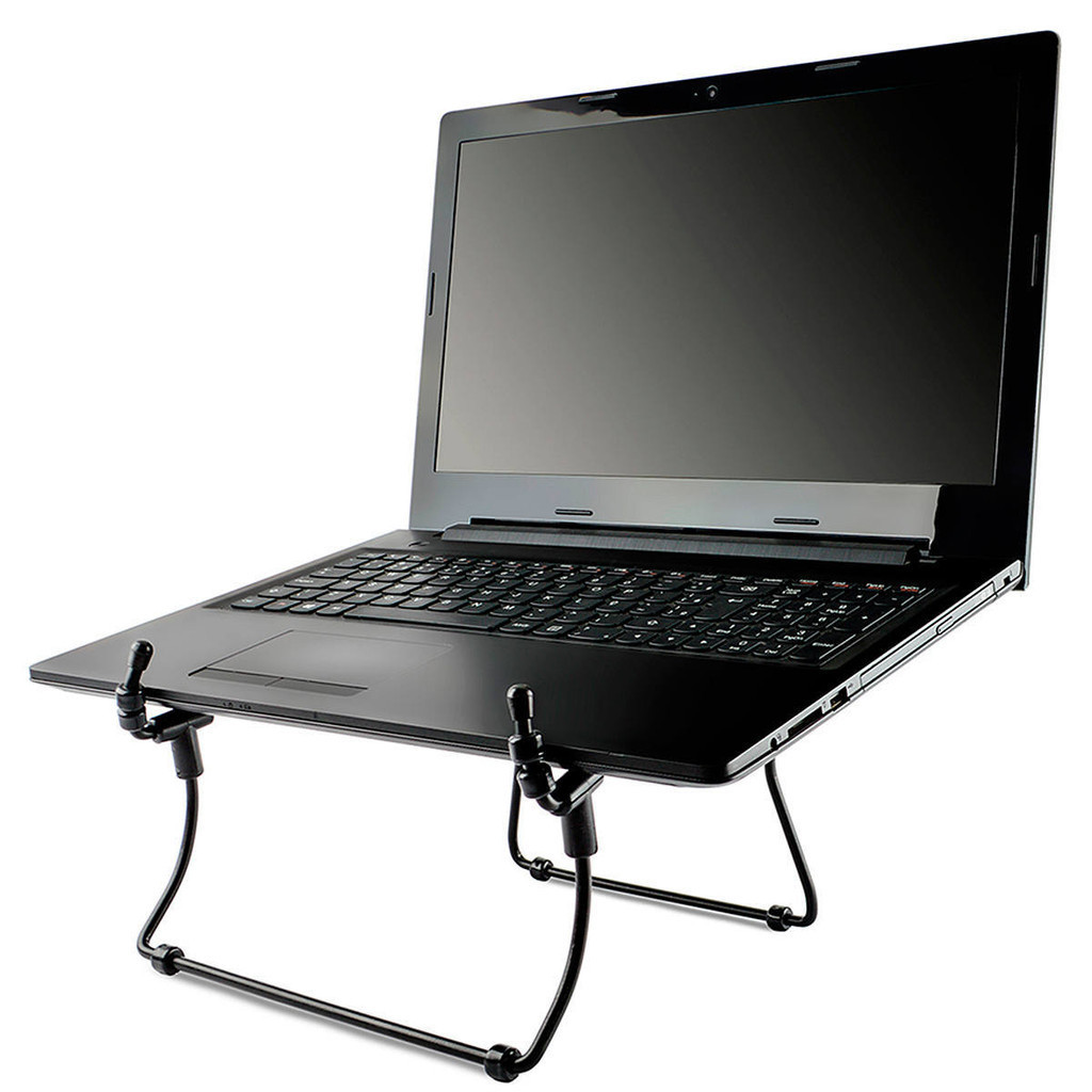 Suporte para Notebook/Tablet Muitas Opções Inclinação e Elevação Frontal Regulável NR17 Reliza Steel