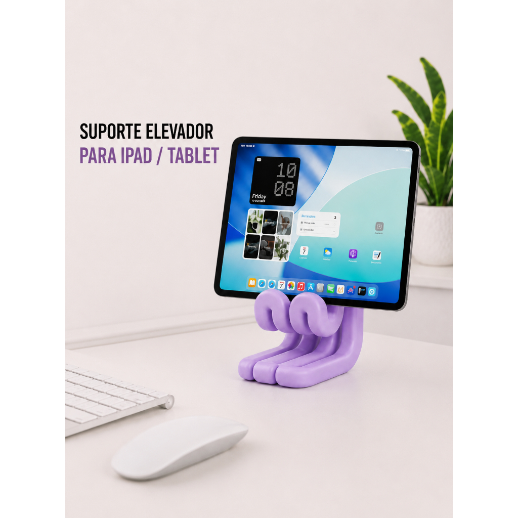 Suporte Apoio Elevado para iPad / Tablet