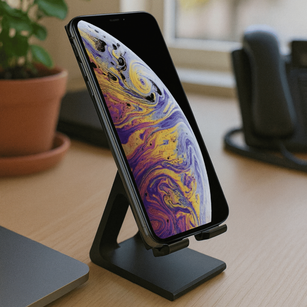 Mini suporte Porta universal de mesa para tablet e celular Luxo Selfie Perfeita