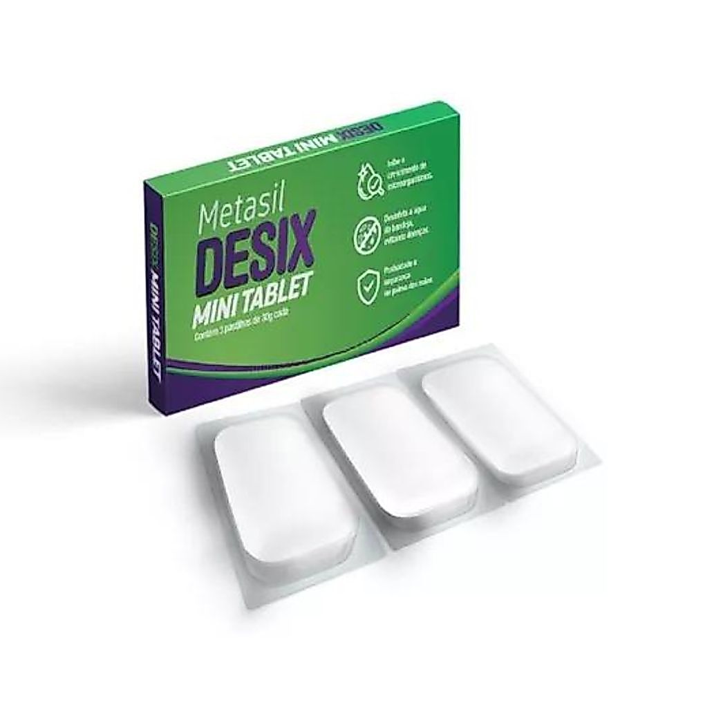 Pastilha Bactericida para Ar-Condicionado Desix Mini Tablet 3 uni 30g Cada
