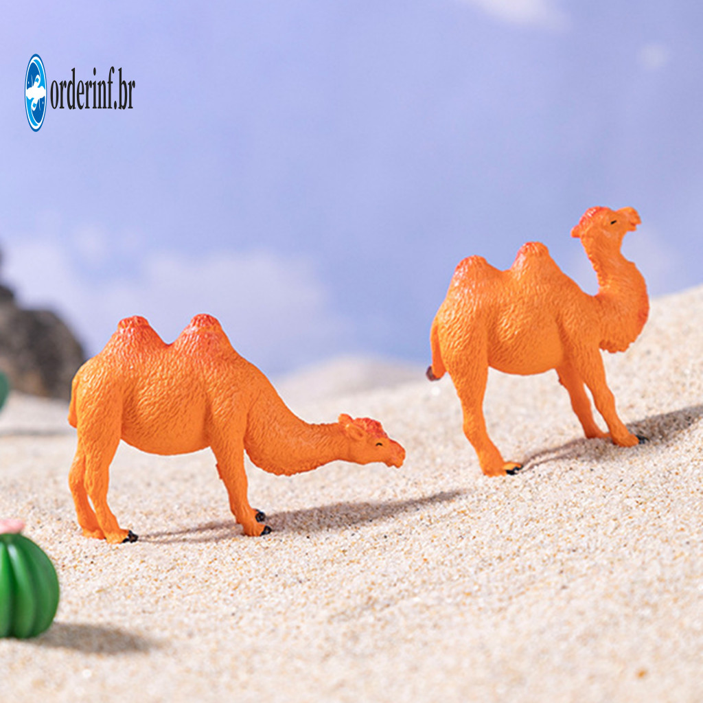 High-quality Camel Figurines Fade-resistant Statues 3 Pcs Mini Set – Small Desert Ornaments for Home Decor Desk Decora