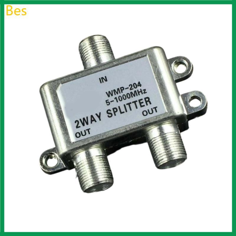 Bes Professional TV Antenas Splitter 2 Saídas Suporta Sinais 5-1000 Mhz Para Casa