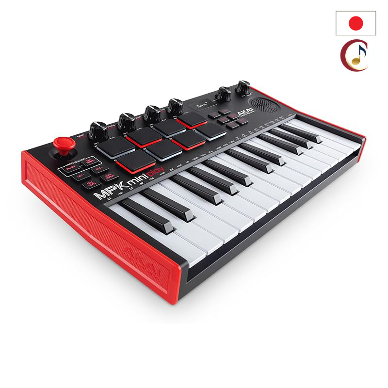 Akai Professional MPK Mini Play MK3 25-Key MIDI Keyboard Controller with Built-In Speaker & Sounds, Velocity-Sensitive K