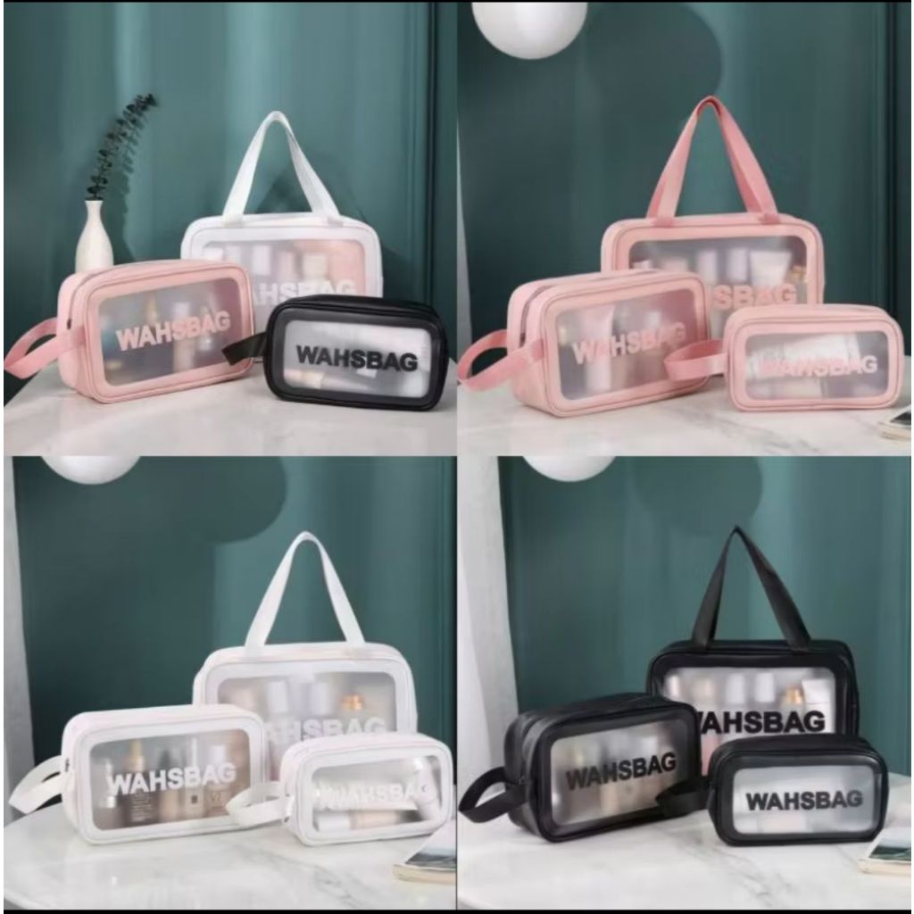 Bolsas Necessaire Maquiagem Transparente WashBag A Prova De Água