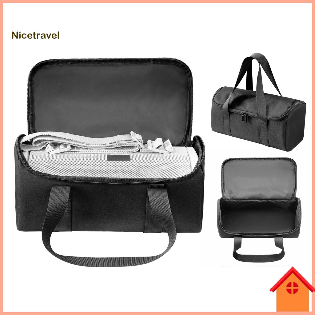 Speaker Travel Case Organizer Waterproof Storage Bag Wear-resistant Bluetooth with Zipper Closure Dirt-resistant for Out
