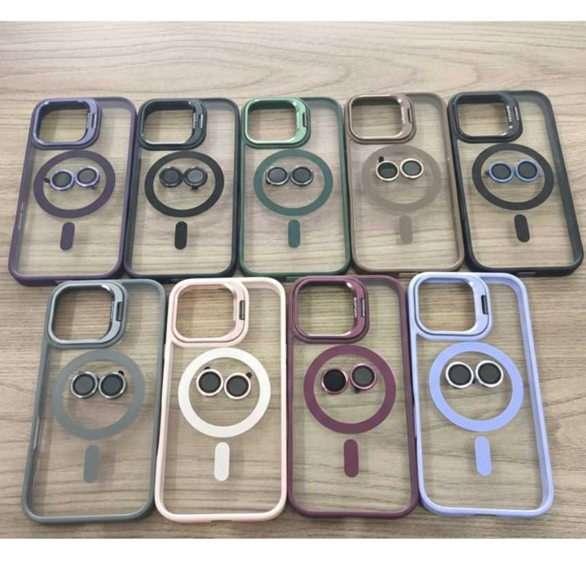 CAPA MAGNÉTICA CAPINHA P/IPHONE 16 COM MEG-SAFE + LENTE DE CAMERA LUXO MAIS SOFISTICAÇÃO+PROTEÇÃO