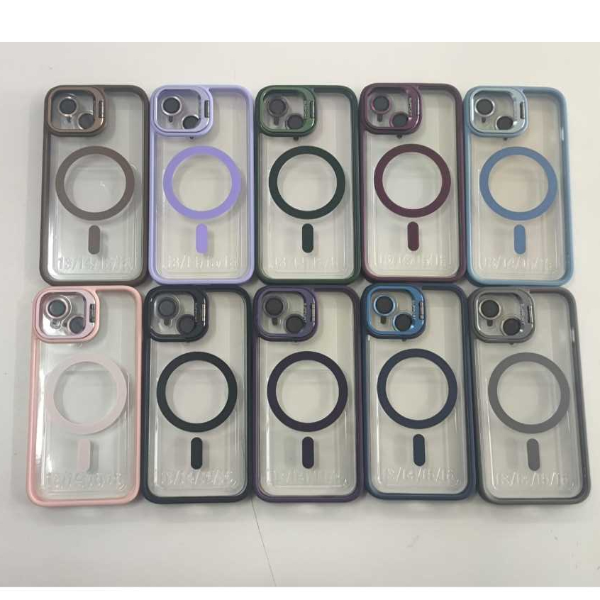 CAPA CASE MAGNÉTICA CAPINHA P/IPHONE 13 COM MEGSAFE+LENTE DE CAMERA LUXO MAIS SOFISTICAÇÃO+PROTEÇÃO