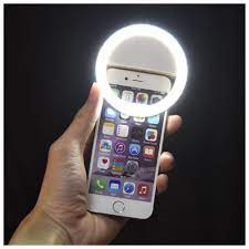 Mini Ring Light Anel Selfie Flash P/ Fotos Celular Universal