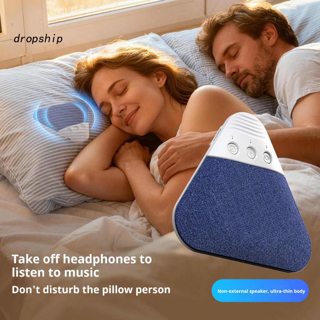 Wireless Pillow Speaker Sleep with Timer Bluetooth White Noise Usb Rechargeable Under-pillow for Private for Southeast