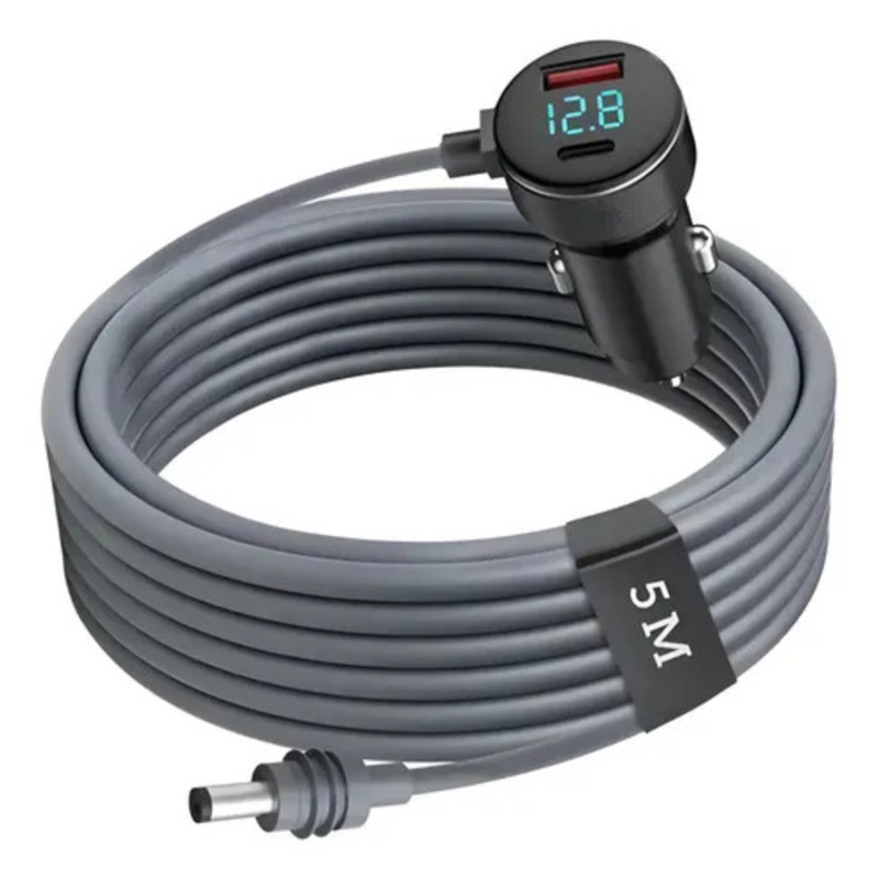 Carregador Coche Cable 1248v Digital Led P/ Starlink Mini 5m