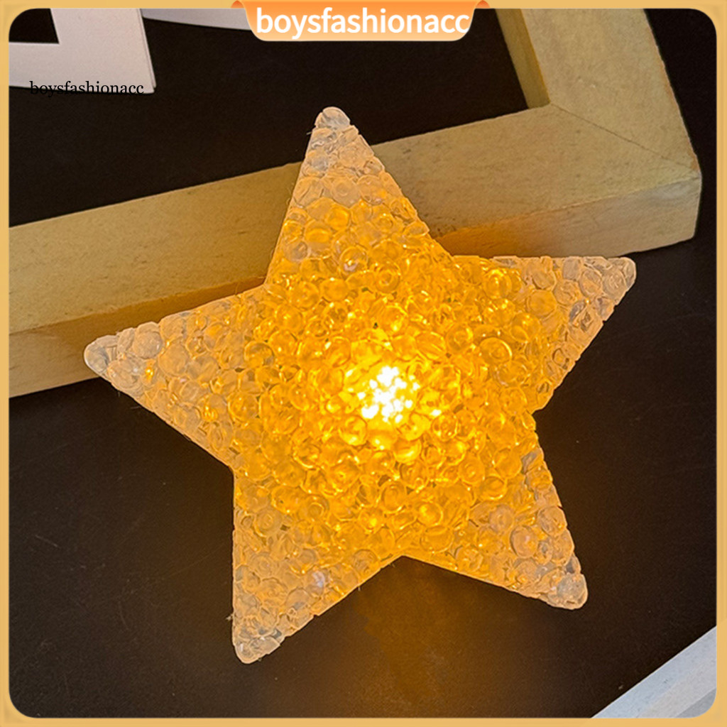 Star Shaped Handheld Led Night Light – Soft Warm Glow Dance Prop for Kids Party Performance Photo Decoration Portable