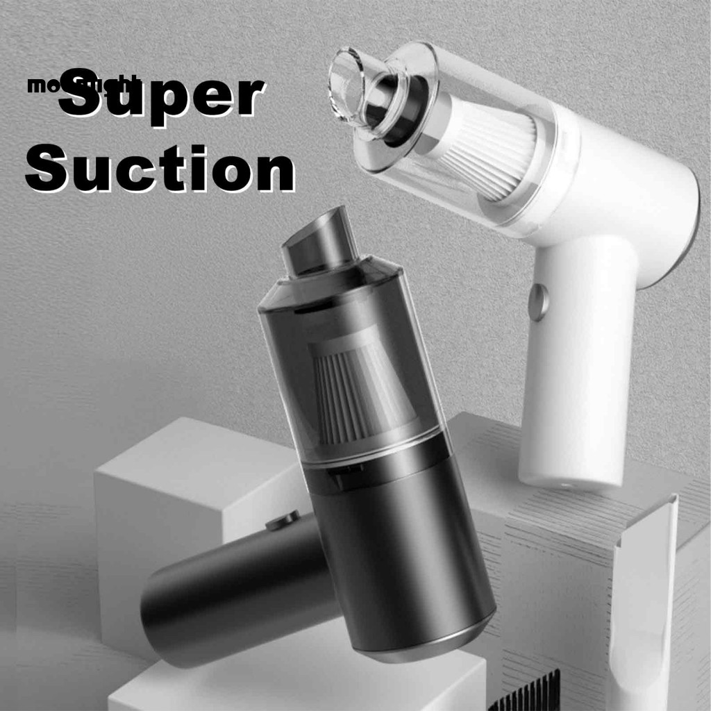 6000pa Cordless Handheld Car Vacuum Cleaner with Led Light Portable Multi-nozzle Dustbuster for Home Office Pet Hair –