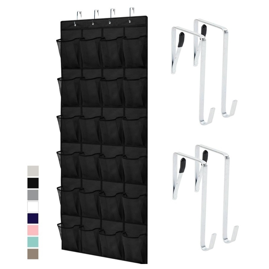 Shoe Rack Organizer 24 Pairs 6 Levels Adjustable Closet for Shoes, Slippers, Bags and Clothes
