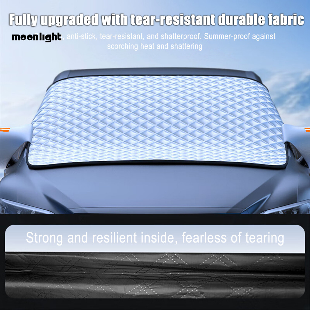 Magnetic Windshield Snow Cover Thickened Half-cover Frost Protector Universal Winter Car Guard for Cars Suvs Easy Instal