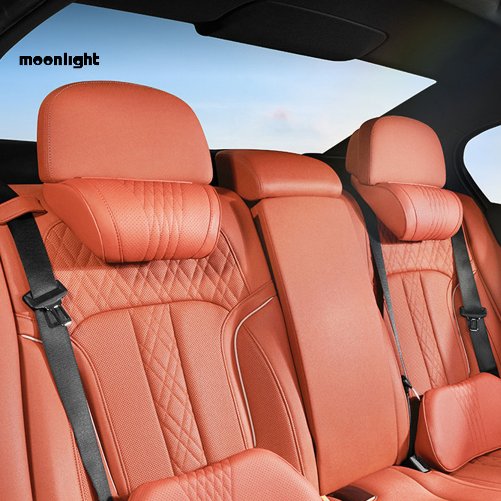 Car Headrest Neck Pillow Memory Foam Ergonomic Adjustable Travel Cushion for Shoulder Support Universal Vehicle Seat for