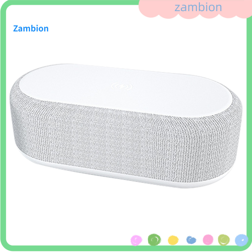 Digital Alarm Clock with Wireless Charging Dimmable Led Night Light Temperature Display – Modern Home Essential for So