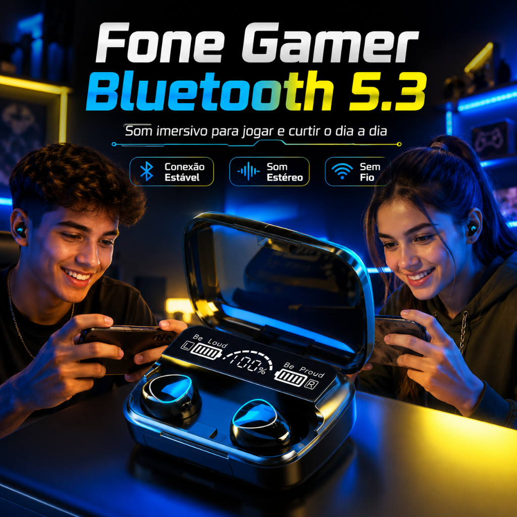 M10 TWS 5.1 Wireless Bluetooth Earphone Stereo with Case Power Bank, LED, Microphone + Fast Delivery